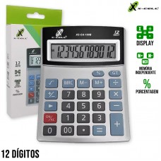 Calculadora Bateria Interna 12 Dígitos 14x10 XC-CA-100B X-Cell